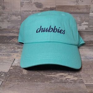 Chubbies Dad Baseball Hat NWOT Teal & Blue Adult ONE SIZE‎ adjustable